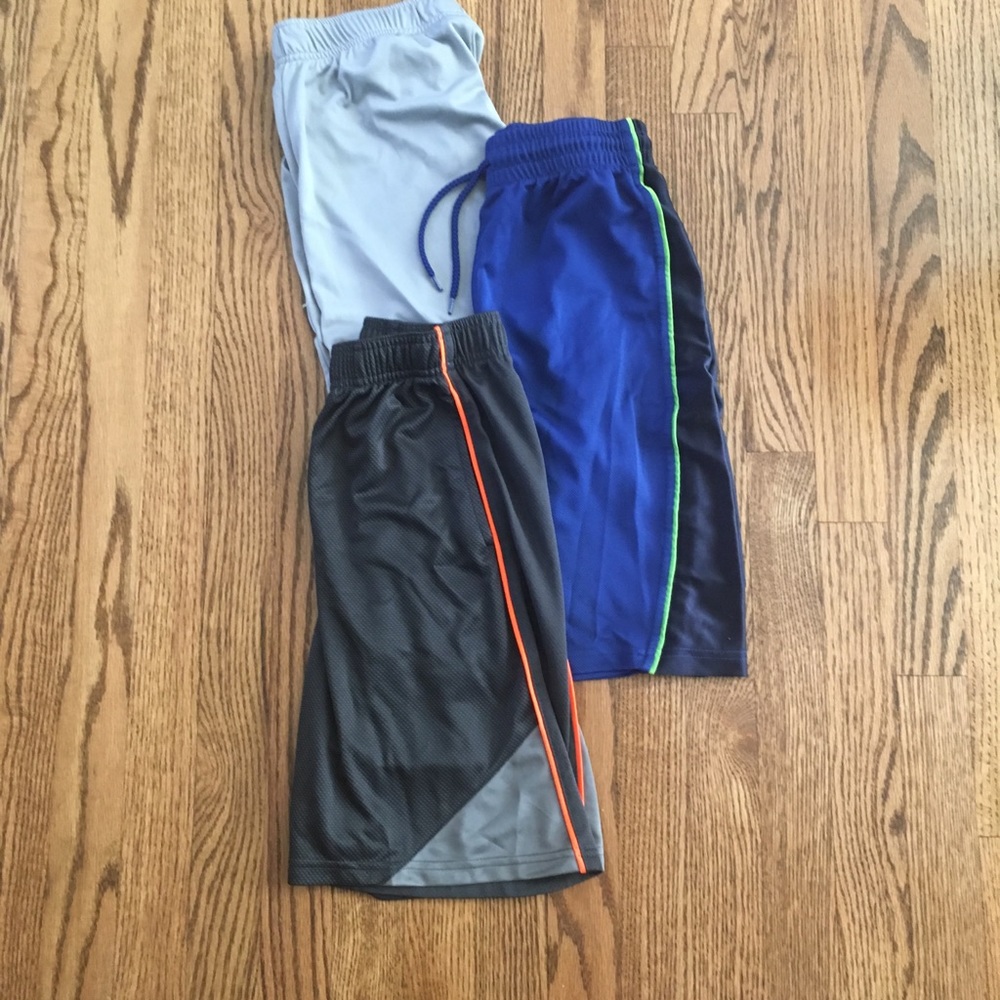 Set of 3 Basketball Shorts Boys Size M (8-10)